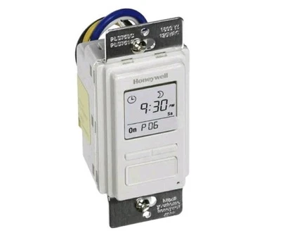 Interruptor programable solar de 7 días Honeywell temporizador de pared cableado RPLS540A NUEVO Foto 1 de 4