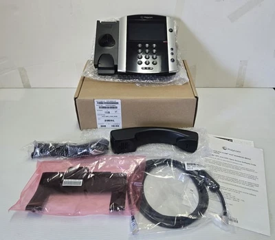 NEW Polycom VVX 600 IP Phone 2200-44600-018 Lync PoE - Image 1 of 4