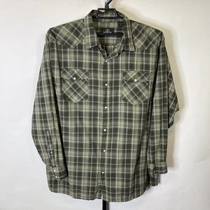 Red Head Tan Olive Green Plaid Shirt Size 2XLT Men’s - Picture 1 of 4