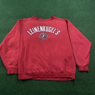 Sudadera De Colección Leinenkugels Para Hombres M Roja Y2K Wisconsin Cerveza Alcohol Suéter Foto 1 de 4