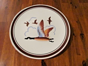 STANGL POTTERY GAMEBIRDS CANADA GOOSE 11 1/4" PIATTO / CARICATORE #3374 - Foto 1 di 4