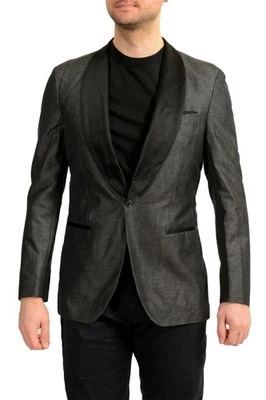 Hugo Boss Men's "Howan1" Slim Fit Linen Mohair Tuxedo Style Blazer US 38R IT 48R - Image 1 of 4