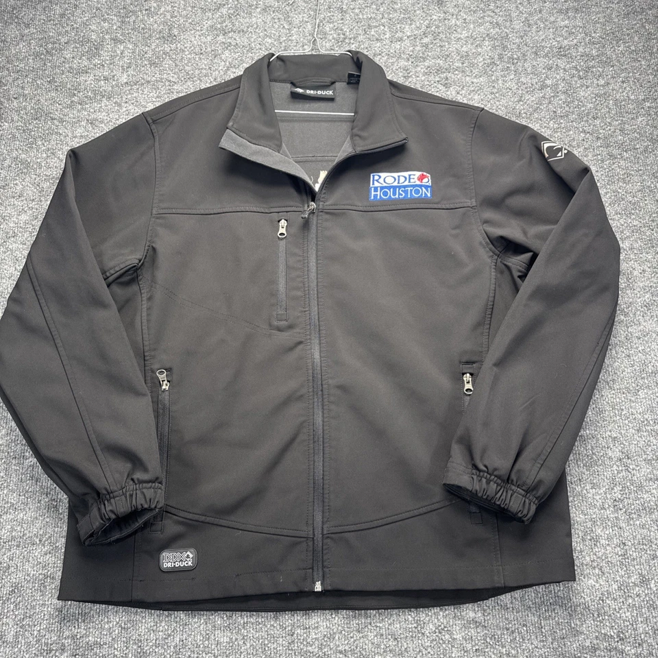 Rodio Houston Miller Lite Dri-Duck DDX Jacket Men's Size L Black Full Zip Coat - Image 1 of 4
