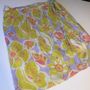 Modcloth Whole 'Lotta Loveliness Wrap Skirt Tropical Floral Women's Size 1X - Picture 1 of 9