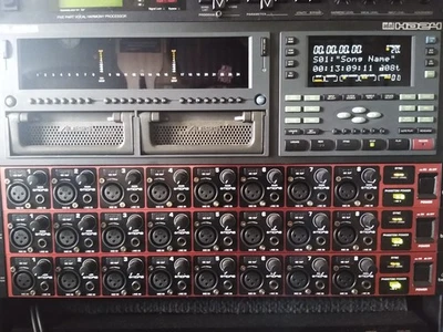 Alesis HD24 adat + ADA 8200 x3 + Caddies x4 + Cases x3 + Remote Control - Image 1 of 4