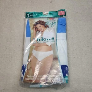2002 Womens Fruit Of The Loom Fit For Me Cotton Bikini Underwear 3 Pack 12 5X - Picture 1 of 6
