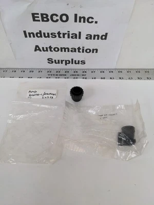 1- TE Connectivity/AMP  206070-1/ 206044- Cable Clamp Kit Size 17 AND PLUG - Image 1 of 4