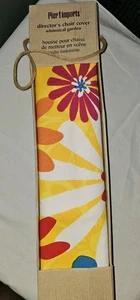 Pier 1 Imports NEW Director's Chair Cover Floral Whimsical Garden - Picture 1 of 4