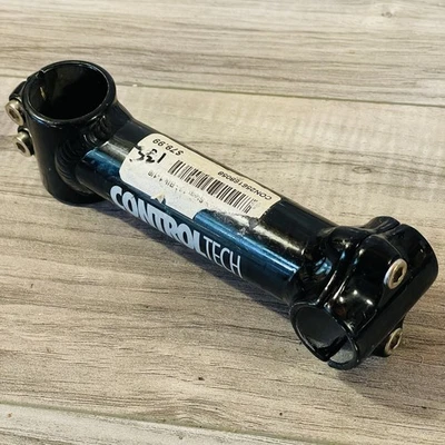 NOS Vintage Control Tech Mountain Bike Stem 135 1 1/8 Threadless 5 Degree 25.4 - Image 1 of 4
