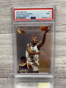 Fleer Metal 1995-96 - Torre de acero Shaquille O'Neal #7 PSA 9 - Imagen 1 de 2
