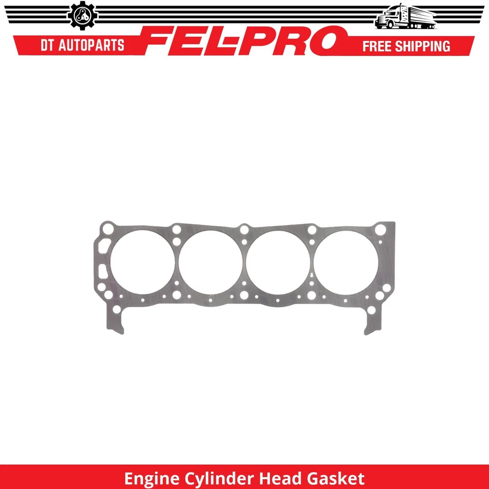 Junta de culata de motor Ford Custom 500 1964-1977 Fel-Pro 1965 1966 1967 Foto 1 de 1