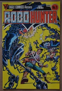 ROBO-HUNTER  # 1 : VERY FINE/NEAR MINT : APRIL 1984 : EAGLE COMICS.  - Picture 1 of 4