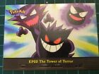 2000 Topps Pokemon Ep22 The Tower Of Terror Tv Anim. Series 2 Blue Logo
