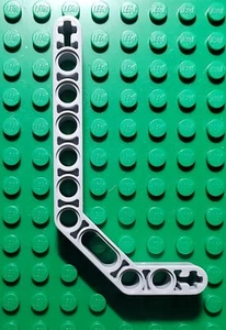 Lego 32009 41486 Technic Liftarm Modified Bent Thick 1 x 11.5 Light Bluish Gray - Picture 1 of 3