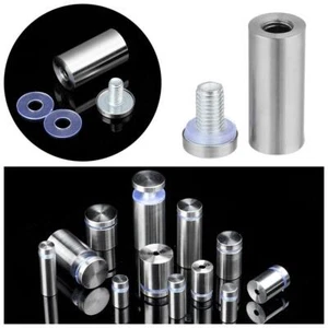 Fixed Nails Glass Fasteners Advertisement Standoffs Pin Billboard Fixing Screws - Picture 1 of 24