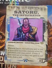 Mtg Outlaws Of Thunder Junction Satoru, The Infiltrator Showcase NM 