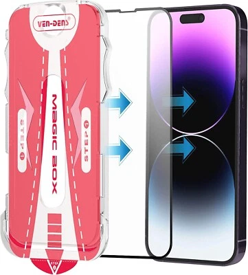 VEN-DENS Magic GLASS Screen Protector FULL COVER For iPhone 17 16 14 15 13 12 PRO MAX Air