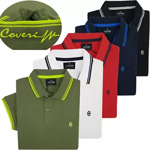 Men's Short Sleeve Polo Shirt 100% Simple Cotton White Blue Red Black M L XL XXL 3XL - Picture 1 of 14