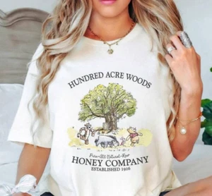 Hundred Acre Wood Winnie the Pooh Unisex Shirt Size S - 4XL - Picture 1 of 5