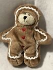 Boyds Bear Plushed Stuffed Animal 7" Gingerpeeker Cookie Costume