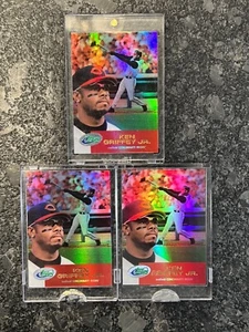 2001 Topps eTopps #112 Ken Griffey Jr. /2398 Lot x3 - Picture 1 of 2
