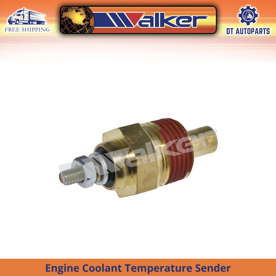 For 1981-1990 Ford Escort Engine Coolant Temperature Sender Walker  1982 1983 - Image 1 of 4
