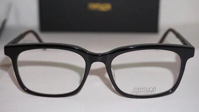 Matsuda Eyeglasses New Black Cooper Titanium  M2017 DTBK 53 18 145 - Image 1 of 4