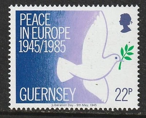 Guernsey 1985 40th Anniv of Peace in Europe SG 337 MNH - Imagen 1 de 1