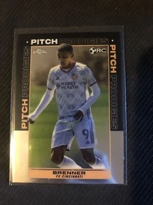 2021 Topps Chrome MLS - Pitch Prodigies - Rookie - #185 Brenner, FC Cincinnati - Picture 1 of 2
