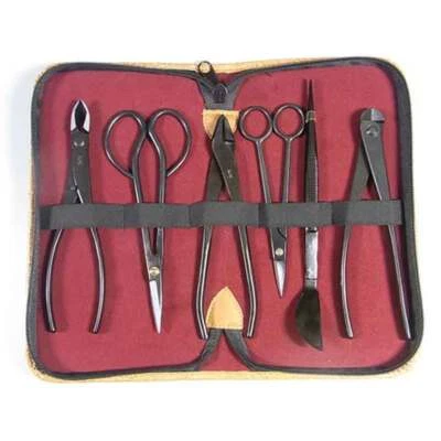 Juego de herramientas Kaneshin Bonsai 6 piezas para bonsái pequeño n.º 175A de Japón Foto 1 de 2