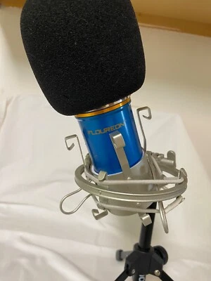 Micrófono condensador de difusión Floureon BM-800 Studio + soporte Foto 1 de 4