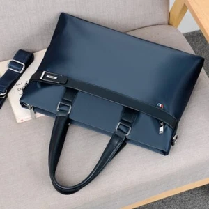New Men Briefcase Waterproof Single Shoulder Handbag Business Bag - Picture 1 of 26