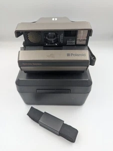 Cámara fotográfica instantánea Polaroid Spectra System de colección con correa de mano y estuche - Imagen 1 de 6