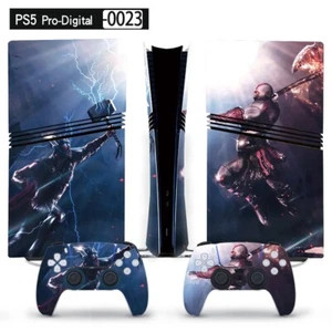 Skin Sticker for Playstation 5 Console Controller Vinyl Wrap Decal PS5 Disk - Picture 1 of 18