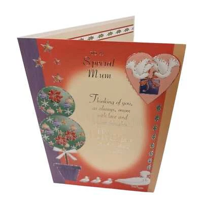 SHOP INC SPECIALMUM CHRISTMAS CARD SENSATIONS SENTIMENTAL VERSE NEW XMAS