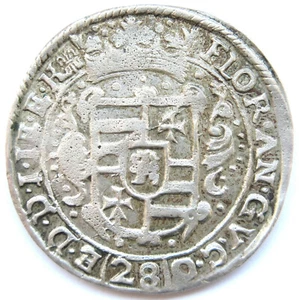 [R422] 28 Stüber o.J., Oldenburg, Anton Günther (1603-1667) - Zdjęcie 1 z 2
