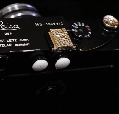 Hammer Pattern Camera Hot Shoe Cover Cap Shutter Button For Canon Fuji Leica  - Image 1 of 4