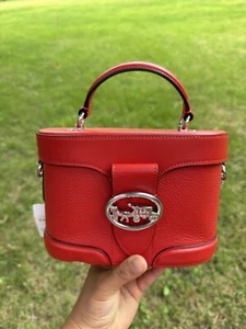 Neu Coach Georgie Gem Umhängetasche 5503 hell mohnig Handtasche Geschenk authentisch rotes Pferd - Bild 1 von 9