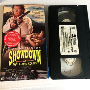 Showdown At Williams Creek & Clarence Promo VHS tape Ships With Tracking - Picture 1 of 2