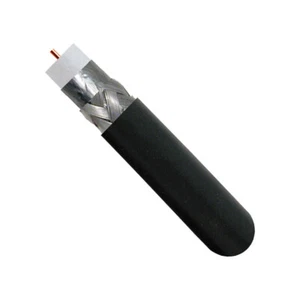 Cavo Verticale 107-2311/BK RG-6 Scudo Standard 18 AWG Cavo Coassiale - Foto 1 di 3