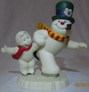 Dept. 56 Snowbabies Guest Collection 'Catch Me If You Can' Frosty The Snowman - Picture 1 of 7