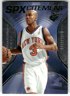 Stephon Marbury 2006-07 SPx SPXcitement #SPX-74 SN New York Knicks - Image 1 of 2