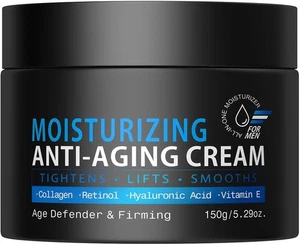 Men's Face Moisturiser Anti Ageing Cream Hydrating Face Lift Cream for Men 150g - Picture 1 of 8