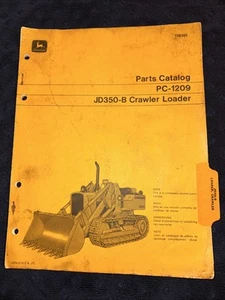 JOHN DEERE JD350-B CRAWLER TRACTOR DOZER PARTS BOOK CATALOG MANUAL PC-1209 - Picture 1 of 12