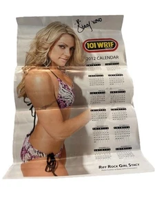 Stacy Keibler 2012 calendar pinup poster 17x11 - Picture 1 of 6