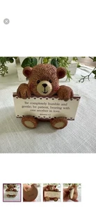 Vintage Zondervan Bear Figurine 40 Scripture Keeper 1997 Religious Christianity - Picture 1 of 4