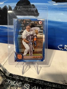 PETE ALONSO-2022 Bowman bordo modello blu /125 #87 Mets - Foto 1 di 2
