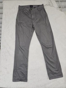 Jeans RVCA uomo 30x30 grigio pugnale dritto 5 tasche casual outdoor cotone - Foto 1 di 15