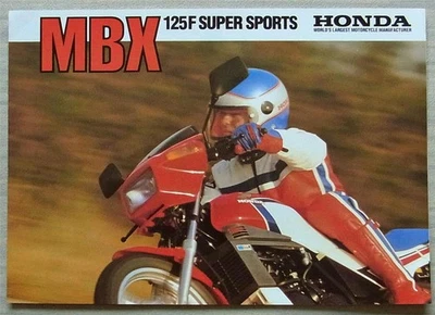 HONDA MBX125F Super Sports Motorcycle Sales Brochure 1984 Ref PB84006A - Image 1 of 2