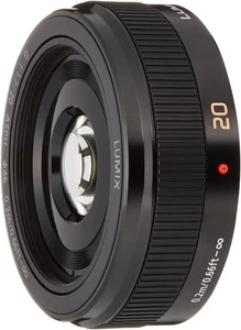Panasonic Single Focus Lens for Micro Four Thirds Lumix G 20mm/F1.7 II ASPH. Bla - Picture 1 of 4